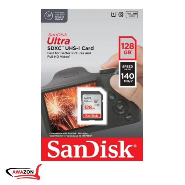 Sandisk SD Card 128GB - Image 1