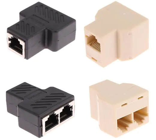 RJ45 1 to 2 Coupler