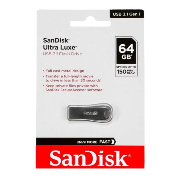 Flash SanDisk Ultra Luxe 64GB USB 3.1