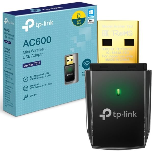 TP-Link AC600 Mini Wireless USB Adapter Archer T2U - Image 1