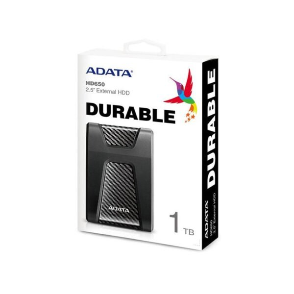 External Hard Adata 1TB HD650 USB 3.2 - Image 1