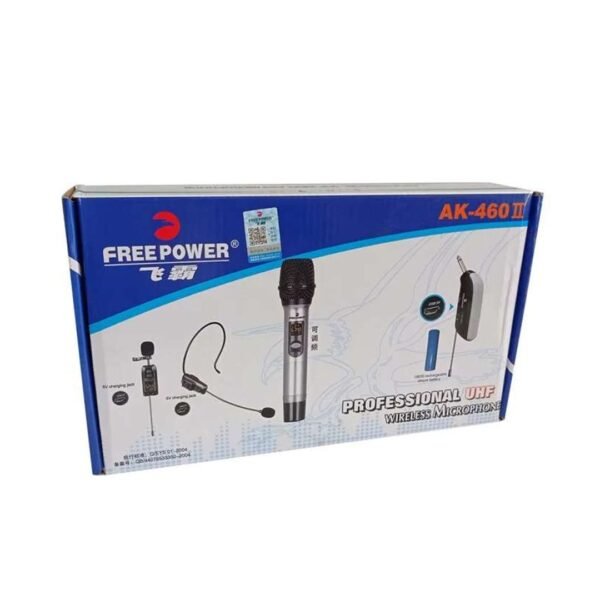 wireless microphone ak-460 ii freepower