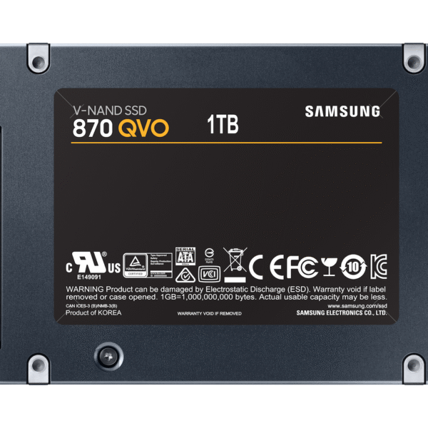 Hard Samsung 870 QVO 2.5" 1TB SSD