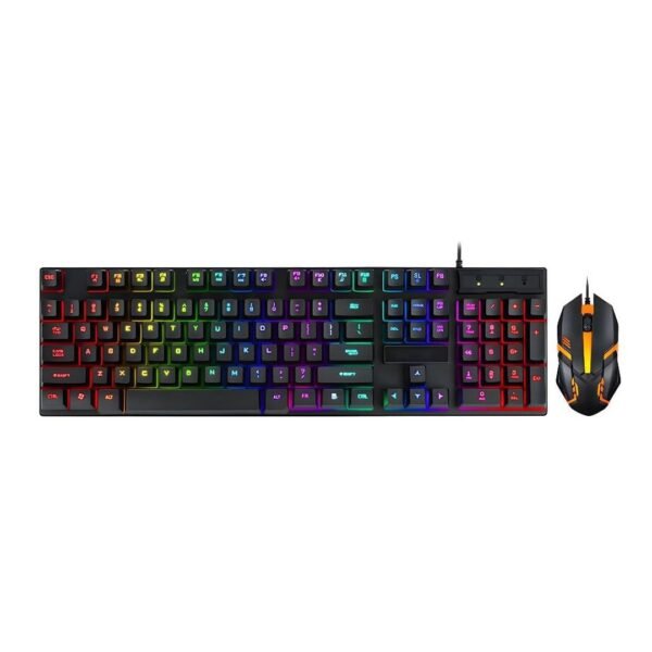 Keyboard & Mouse Wire Jertech KM180 Gamming RGB