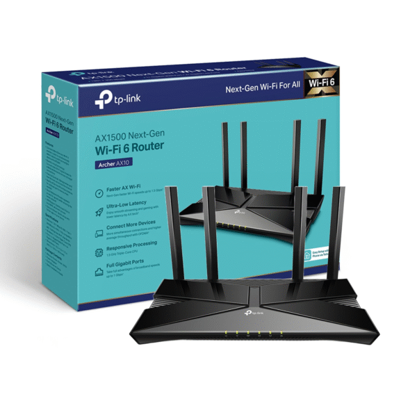 Router TP-LINK 4 Antenna AX1500 Archer AX10
